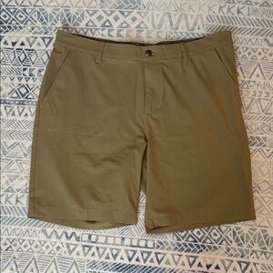 Adidas Khaki Flat Front Golf Shorts